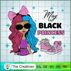 Birthday Girl May SVG, Birthday Girl SVG, Black Women SVG