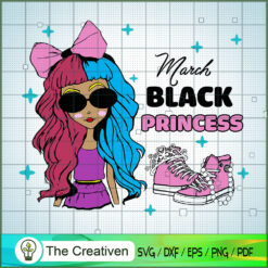 Birthday Girl March SVG, Birthday Girl SVG, Black Women SVG