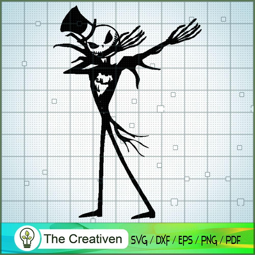 Jack Skellington Dab SVG, Nightmare SVG, Halloween SVG 1 Jack Skellington Dab SVG, Nightmare SVG, Halloween SVG