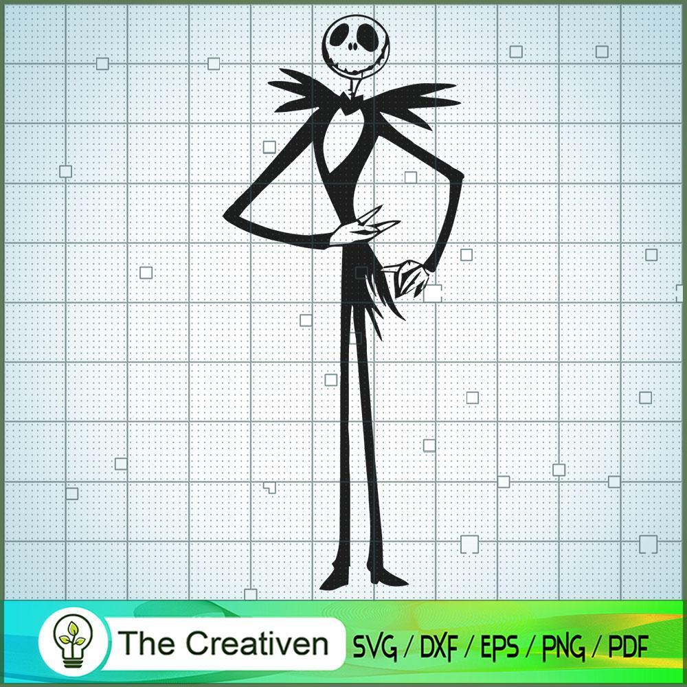 Gentle Jack Skellington SVG, Nightmare SVG, Halloween SVG 1 Gentle Jack Skellington SVG, Nightmare SVG, Halloween SVG