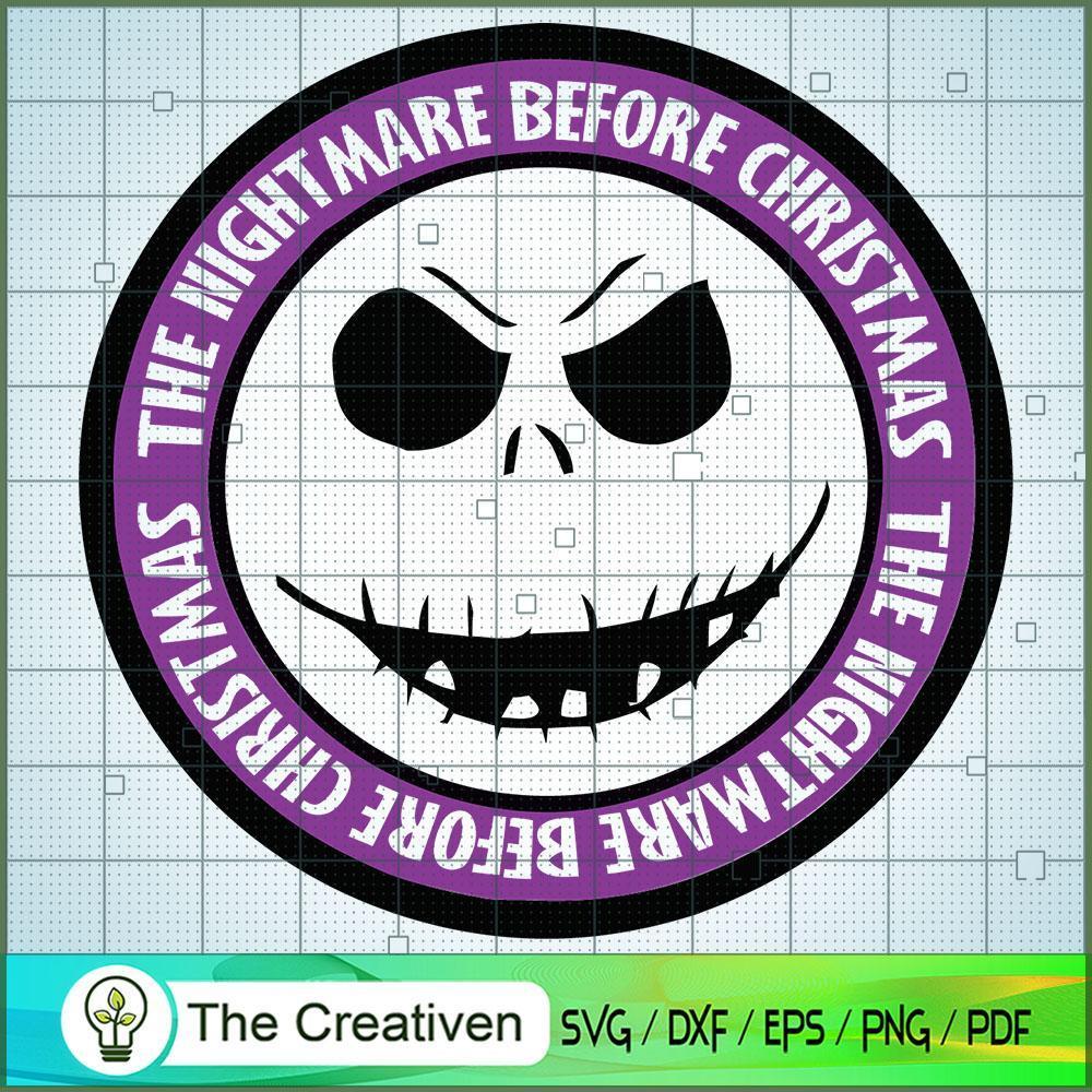 Purple Logo The Nightmare Be SVG Cut File for Cricut 1 Purple Logo The Nightmare Be SVG Cut File for Cricut