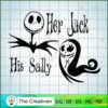 Her Jack His Sally SVG, Nightmare SVG, Halloween SVG 2 Artboard 103 copy