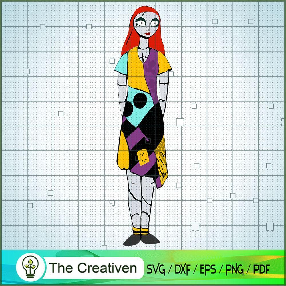 Sally Colorful SVG, Nightmare SVG, Halloween SVG 1 Sally Colorful SVG, Nightmare SVG, Halloween SVG