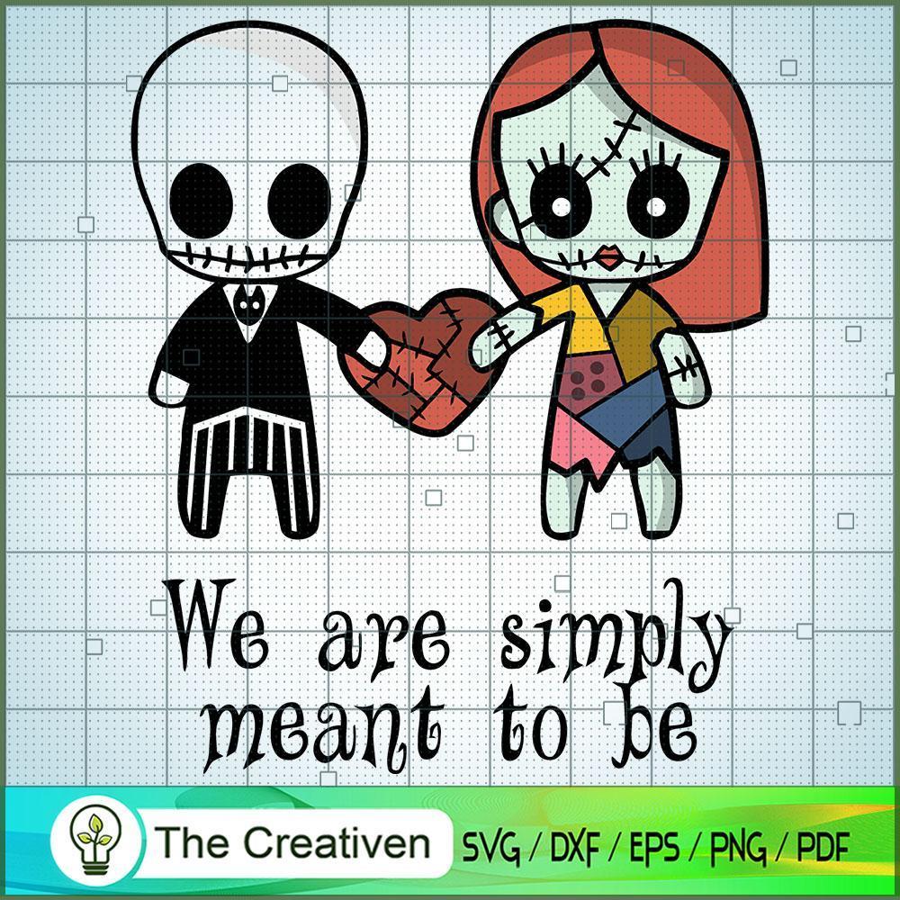 Jack And Sally Doll SVG, Nightmare SVG, Halloween SVG 1 Jack And Sally Doll SVG, Nightmare SVG, Halloween SVG