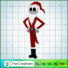 Jack Skellington Cosplay Santa Claus SVG, Nightmare SVG, Halloween SVG 3 Artboard 150 copy