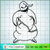 Oogie Boogie Outline SVG, Nightmare SVG, Halloween SVG 2 Artboard 151 copy