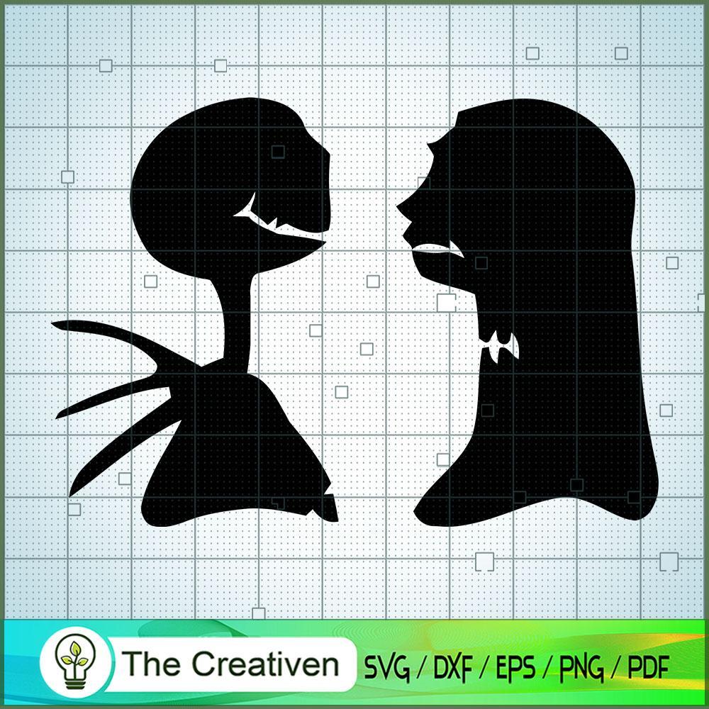 Black Shadow Jack And Sally SVG, Nightmare SVG, Halloween SVG 1 Black Shadow Jack And Sally SVG, Nightmare SVG, Halloween SVG