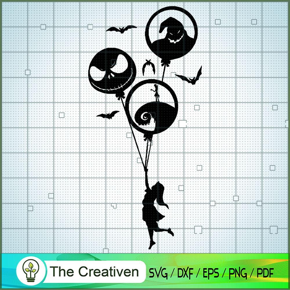 Balloon Of The Nightmare SVG, Nightmare SVG, Halloween SVG 1 Artboard 90 copy