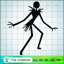 Shadow Pose Jack Skellington SVG, Nightmare SVG, Halloween SVG