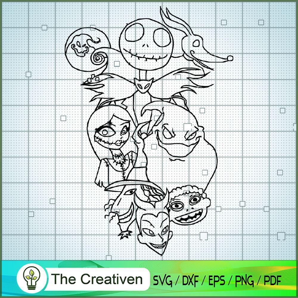 All Characters Of The Nightm SVG Cut File for Cricut 1 All Characters Of The Nightm SVG Cut File for Cricut