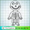 Sock Skellington SVG, Nightmare SVG, Halloween SVG 2 Artboard 158 copy