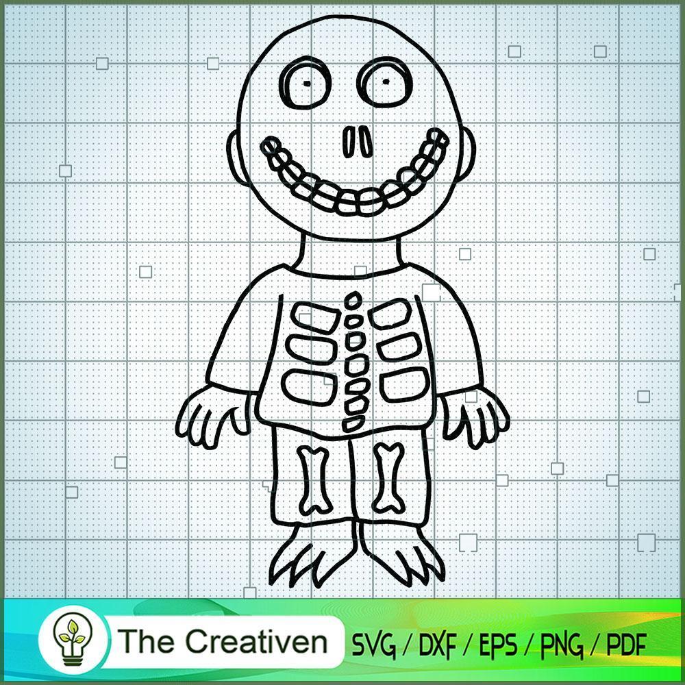 Sock Skellington SVG, Nightmare SVG, Halloween SVG 1 Sock Skellington SVG, Nightmare SVG, Halloween SVG