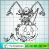 Pumpkin and Jack Skellington SVG, Nightmare SVG, Halloween SVG 2 Artboard 161 copy