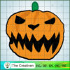Nightmare Pumpkin SVG, Nightmare SVG, Halloween SVG 3 Artboard 15 copy