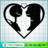The Heart Jack and Sally SVG, Nightmare SVG, Halloween SVG 2 Artboard 179 copy