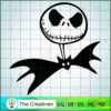 Jack Bat Skellington SVG, Nightmare SVG, Halloween SVG 2 Artboard 180 copy