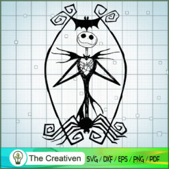 Jack Skellington Smile SVG, Nightmare SVG, Halloween SVG