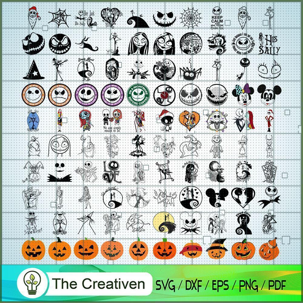 The Nightmare Before Christmas Bundle SVG Cut File fo Design 22600 1 The Nightmare Before Christmas Bundle SVG Cut File fo Design 22600