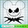 Mickey Jack Skellington SVG, Nightmare SVG, Halloween SVG 3 Artboard 187 copy