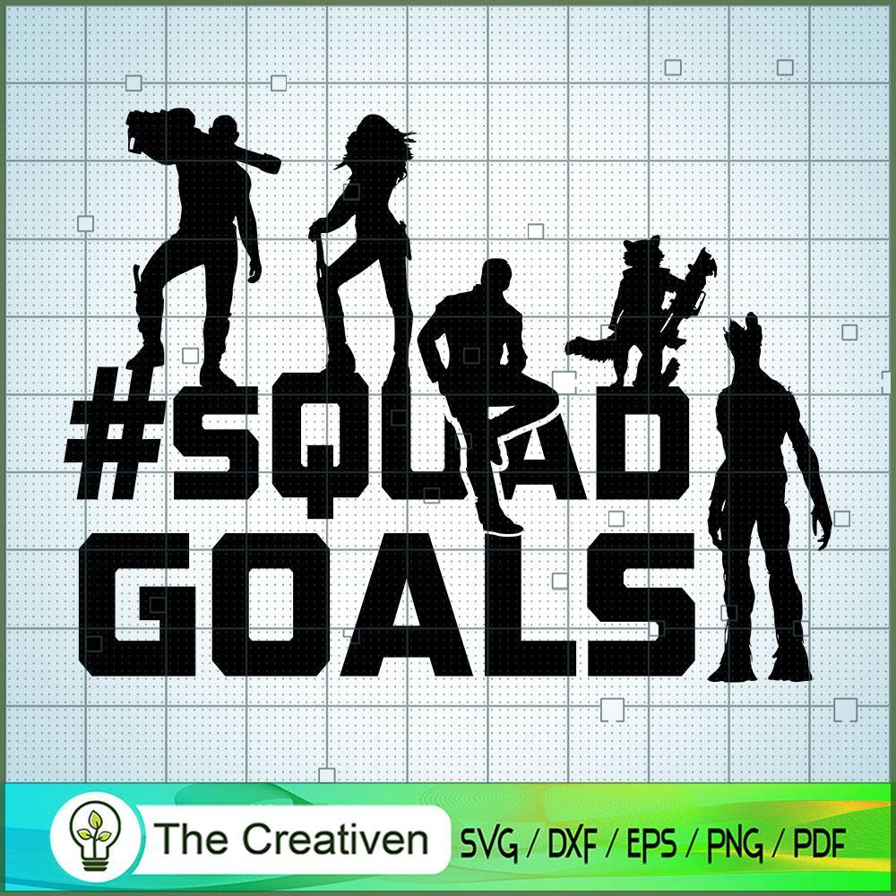 Squad Goals GOTG SVG Cut File for Cricut & Silhouette 1 Squad Goals GOTG SVG Cut File for Cricut & Silhouette