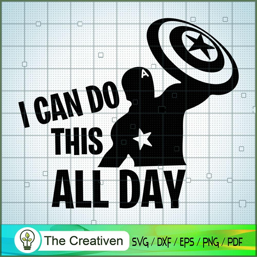 I Can Do This All Day Captai SVG Cut File for Cricut 1 I Can Do This All Day Captai SVG Cut File for Cricut
