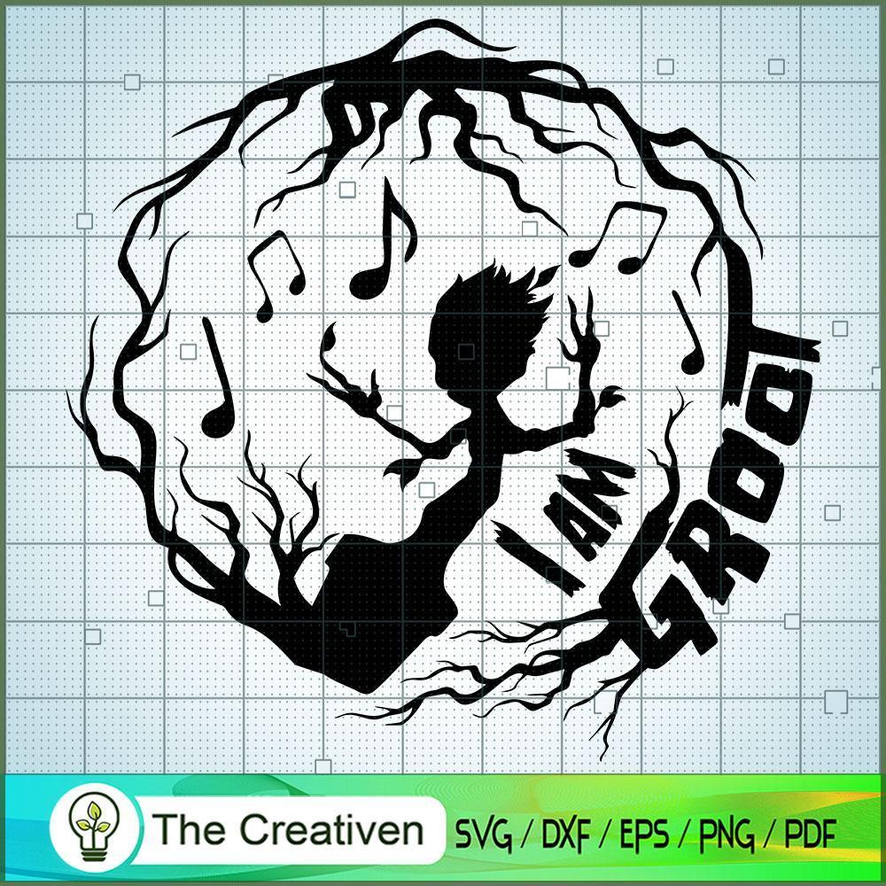 I am Groot SVG Cut File for Cricut & Silhouette 1 I am Groot SVG Cut File for Cricut & Silhouette