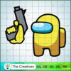 Impostor Yellow Gun SVG Cut File for Cricut & Silhouette 3 128 copy 6