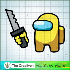 Impostor Yellow Knife SVG Cut File for Cricut & Silhouette