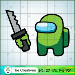 Impostor Green Knife SVG Cut File for Cricut & Silhouette
