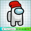 Among Us Red Hat SVG, Among Us SVG, Game Play SVG, Funny Among Us SVG 3 95 copy 9
