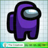 Among Us Purple SVG, Among Us SVG, Game Play SVG, Funny Among Us SVG 2 78 copy 9