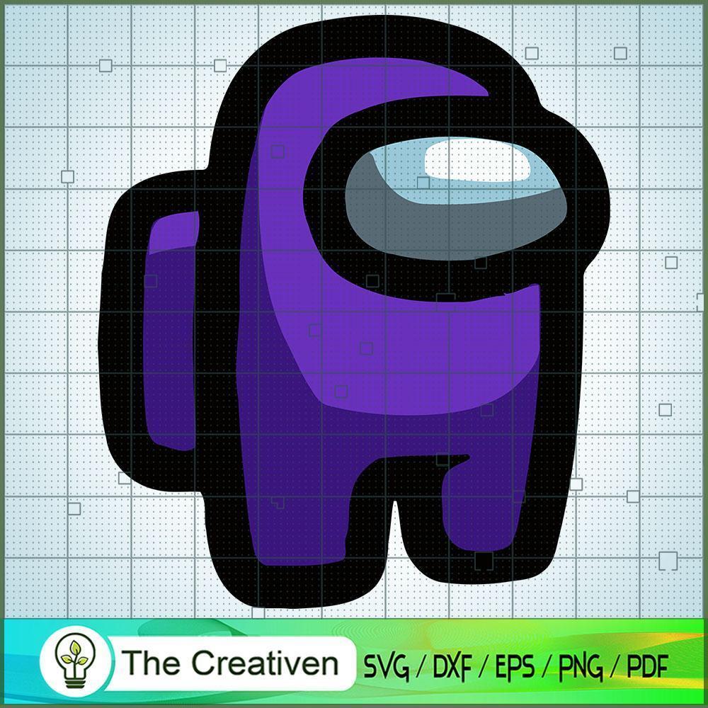Among Us Purple SVG Cut File for Cricut & Silhouette 1 Among Us Purple SVG Cut File for Cricut & Silhouette