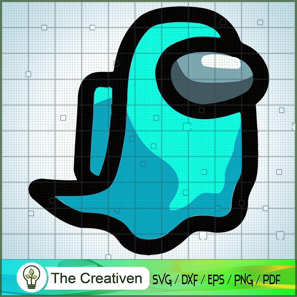 Among Us Ghost SVG Cut File for Cricut & Silhouette 1 Among Us Ghost SVG Cut File for Cricut & Silhouette