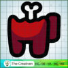 Among Us Half Red SVG, Among Us SVG, Game Play SVG, Funny Among Us SVG 2 68 copy 16