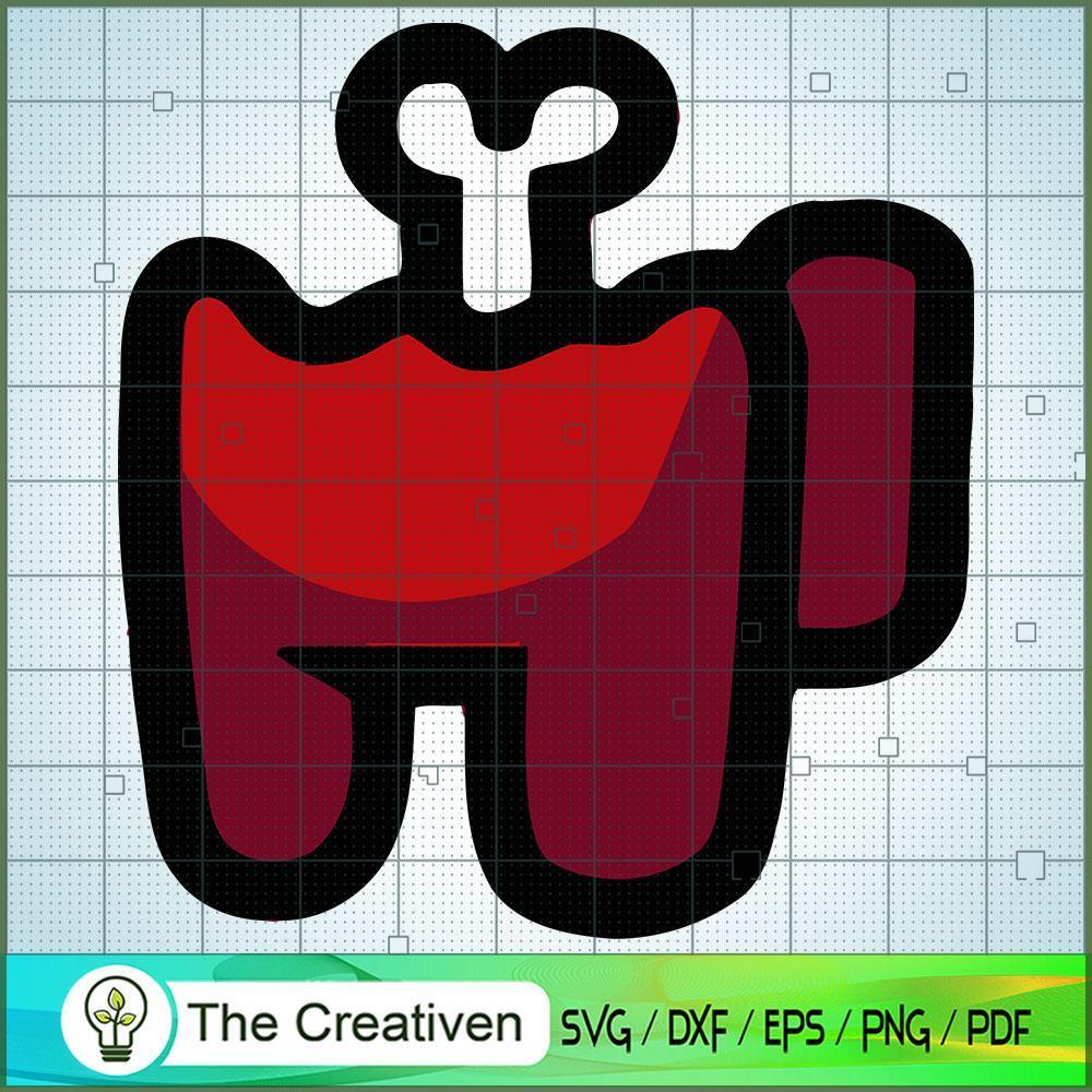 Among Us Half Red SVG, Among Us SVG, Game Play SVG, Funny Among Us SVG 1 68 copy 16