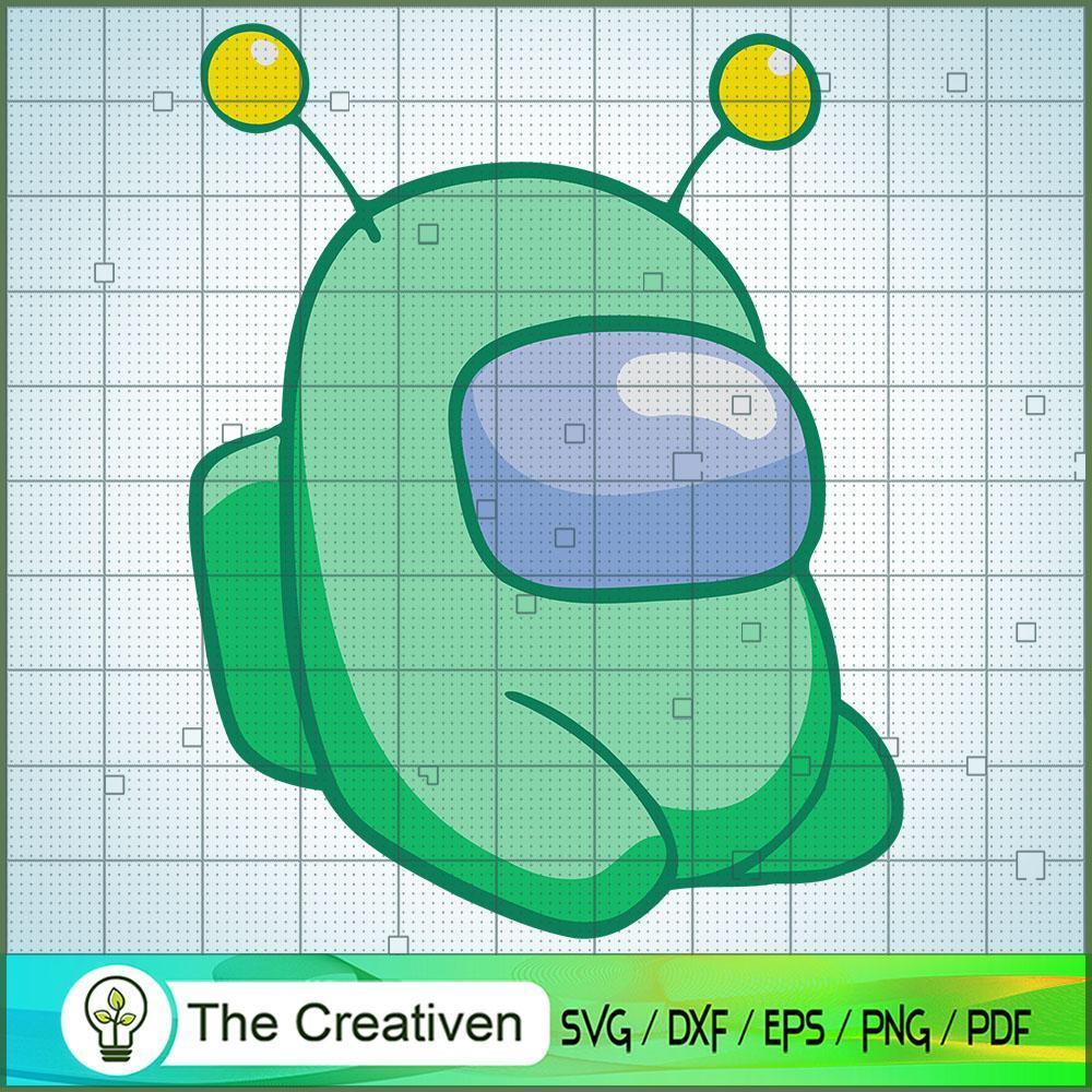 Among Us Alien Cute SVG, Among Us SVG, Game Play SVG, Funny Among Us SVG 1 167 copy 2