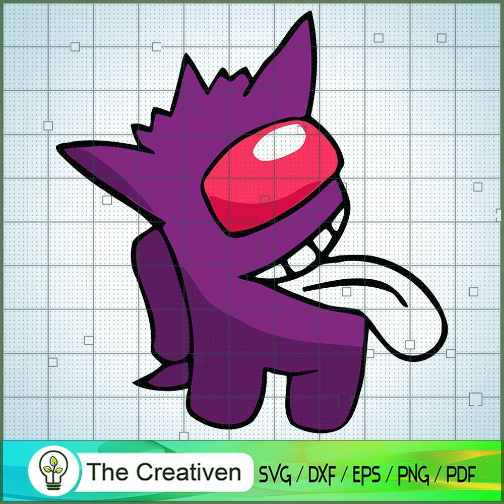 Monster Among Us SVG Cut File for Cricut & Silhouette 1 Monster Among Us SVG Cut File for Cricut & Silhouette
