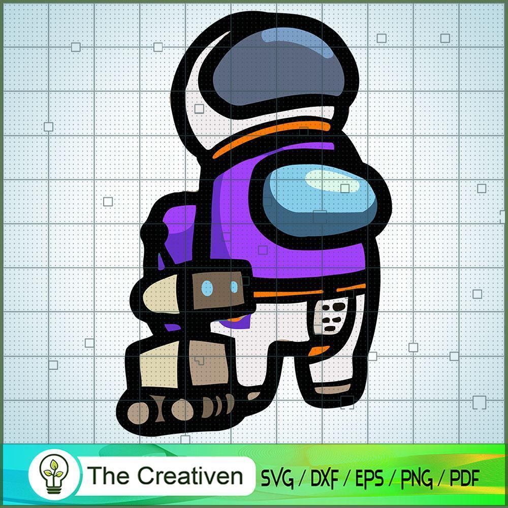 Among Us Astronaut With Wall-E SVG, Among Us SVG, Game Play SVG, Funny Among Us SVG 1 43 copy 38