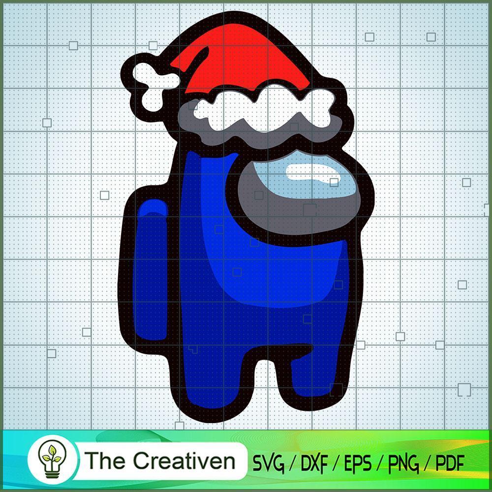 Among Us Christmas Hat SVG Cut File for Cricut & Silhouette 1 Among Us Christmas Hat SVG Cut File for Cricut & Silhouette