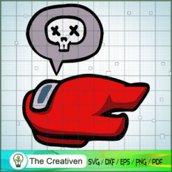 Among Us Is Dead SVG Cut File for Cricut & Silhouette