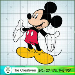 Funny Mickey Mouse SVG Cut File for Cricut & Silhouette