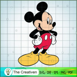 Mickey Hands Pushing SVG Cut File for Cricut & Silhouette