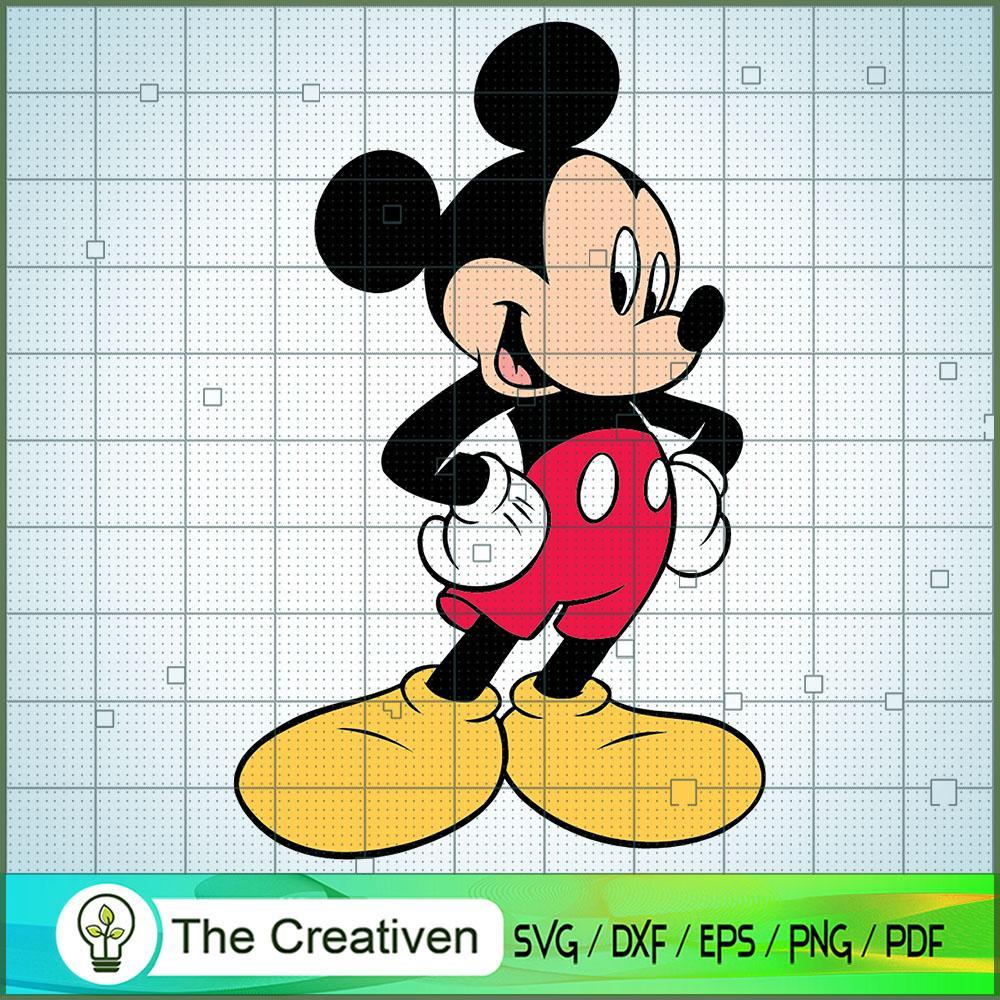 Mickey Hands Pushing SVG Cut File for Cricut & Silhouette 1 Mickey Hands Pushing SVG Cut File for Cricut & Silhouette