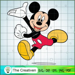 Mickey Mouse Run Speed SVG Cut File for Cricut & Silhouette