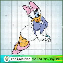 Daisy Duck Pose SVG Cut File for Cricut & Silhouette