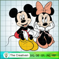 Lover Mouse Mickey And Minnie SVG Cut File for Cricut & Silhouette
