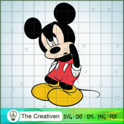 Mickey Mouse Scared SVG Cut File for Cricut & Silhouette