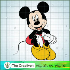 Mickey Mouse Sitdown Here SVG Cut File for Cricut & Silhouette