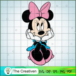 Cute Love Minnie SVG Cut File for Cricut & Silhouette