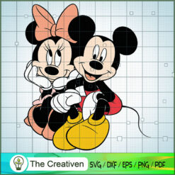 Couple Mouse Mickey And Minnie SVG Cut File for Cricut & Silhouette